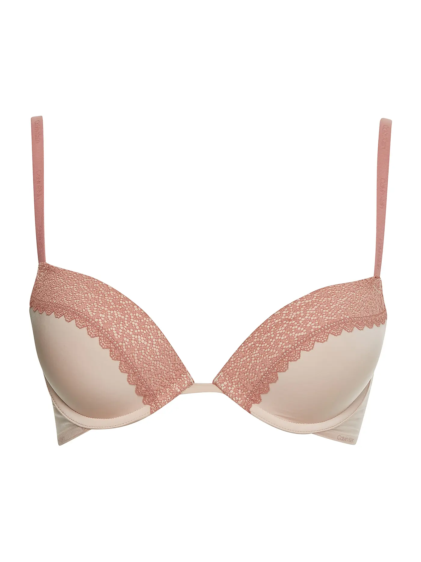 CALVIN KLEIN | Push Up Plunge BH Flirty blue | rosa